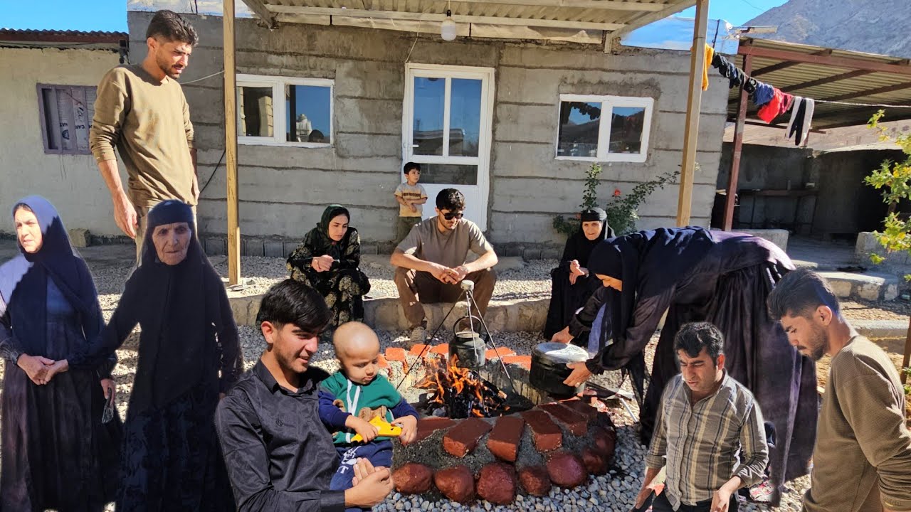 💔🫂Crafting a Stunning Fireplace in Our Rural Backyard | Milad's Therapy Appointment