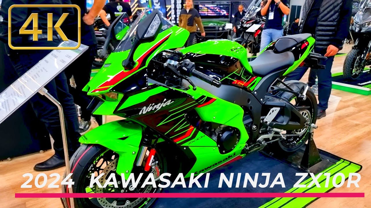 All-New 2024 Kawasaki Ninja ZX10R | Walkaround | 4k