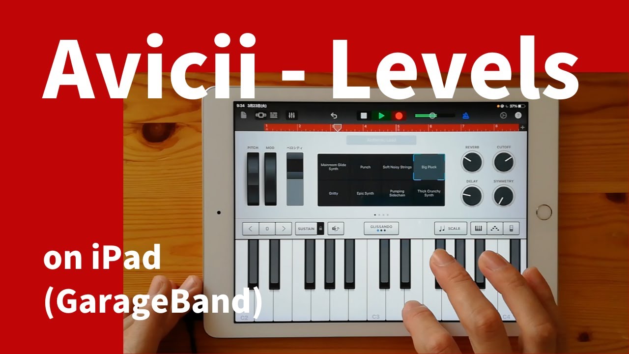 Avicii - Levels on iPad(GarageBand)//ガレージバンドiOSで作ってみた 【DTM】