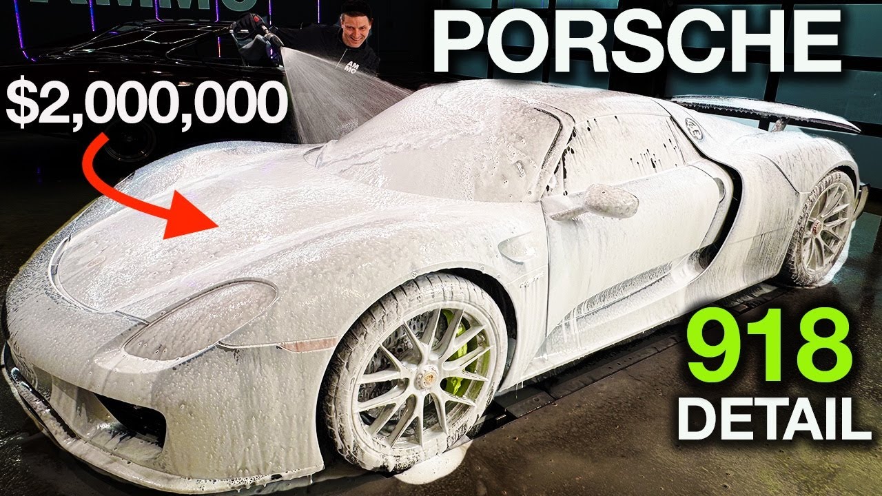 $2M Porsche 918 Detail and Drive! Removing PPF On A Hypercar