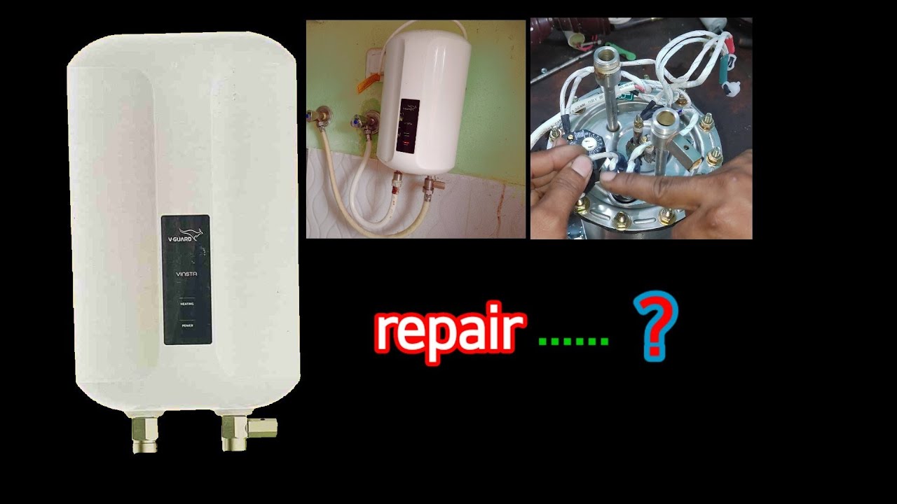 3 liter V Guard water geyser repair telugu geyser filament changing