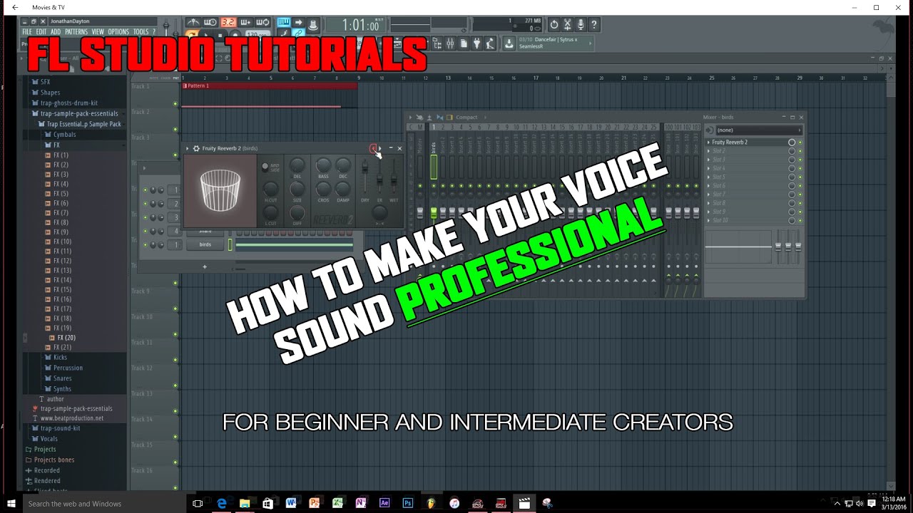 [2016] How to make your voice sound professional in FL Studio 12 (Novice and Intermediate)