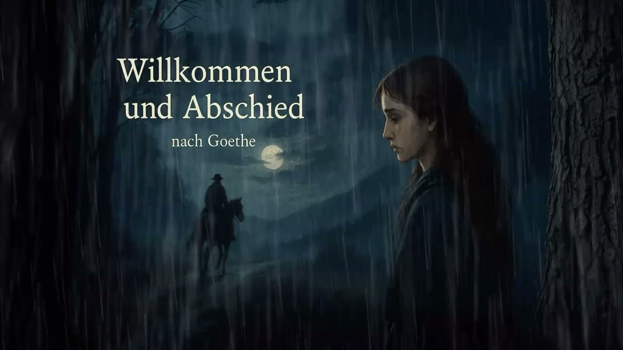 Willkommen und Abschied (1771) Johann Wolfgang von Goethe Cover|MELODIGNIS #johannwolfgangvongoethe