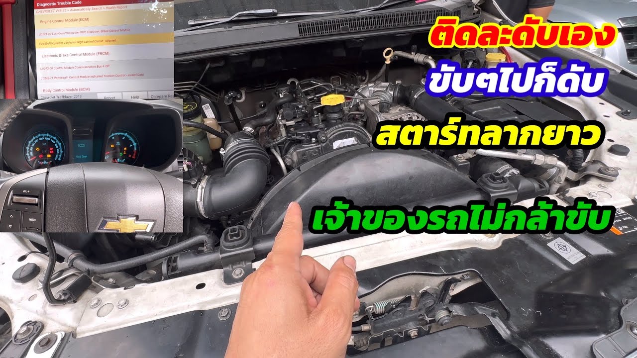 ปัญหาที่เจอบ่อยสตาร์ทไม่ติด ติดดับเอง เจ้าของไม่กล้าขับมาดูสาเหตุ@อู่ แง้เจริญการช่าง