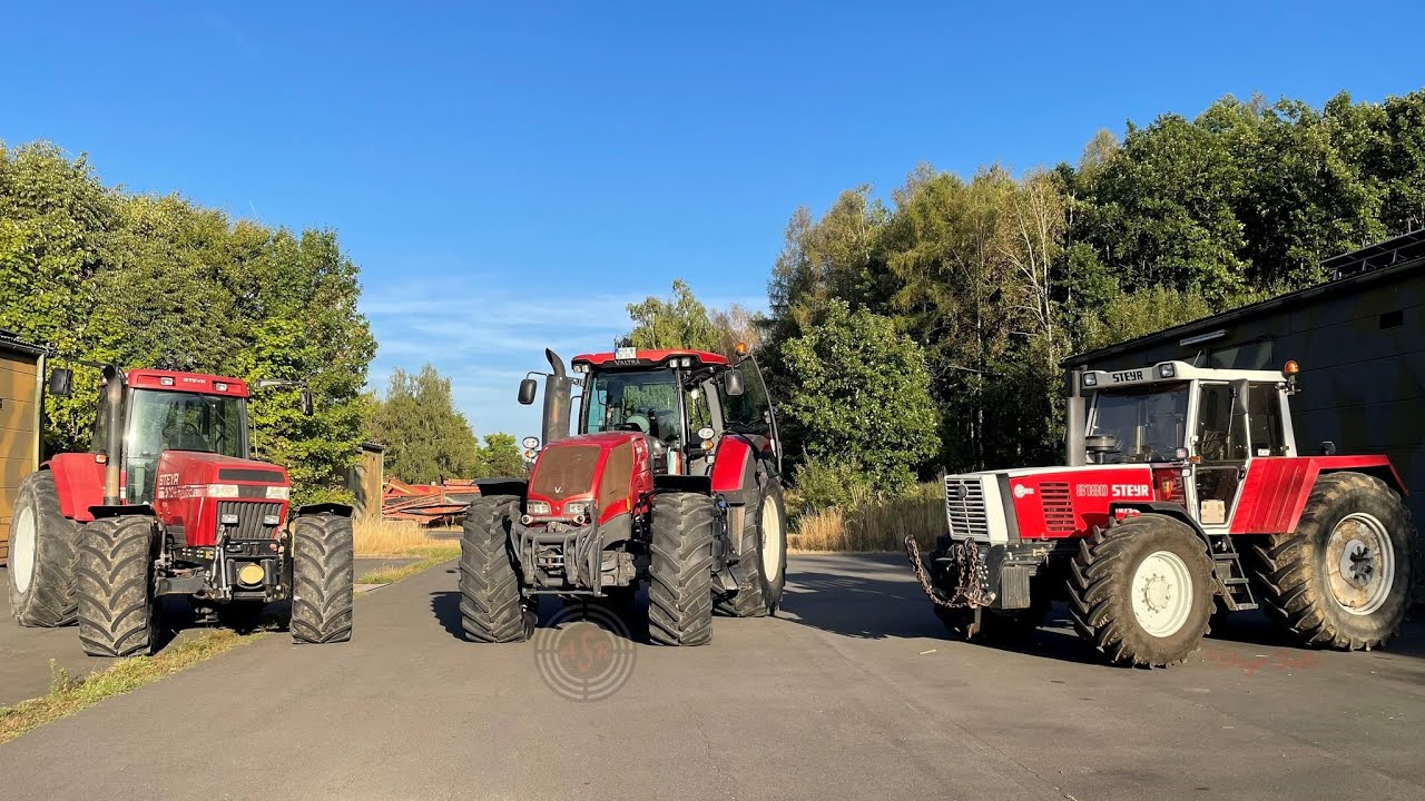 Steyr 8180 8165 8130 8100 T188 Valtra S 353 / 10 Jahre Agrarservice Rimbach ASR Dalbo Kuhn Brantner