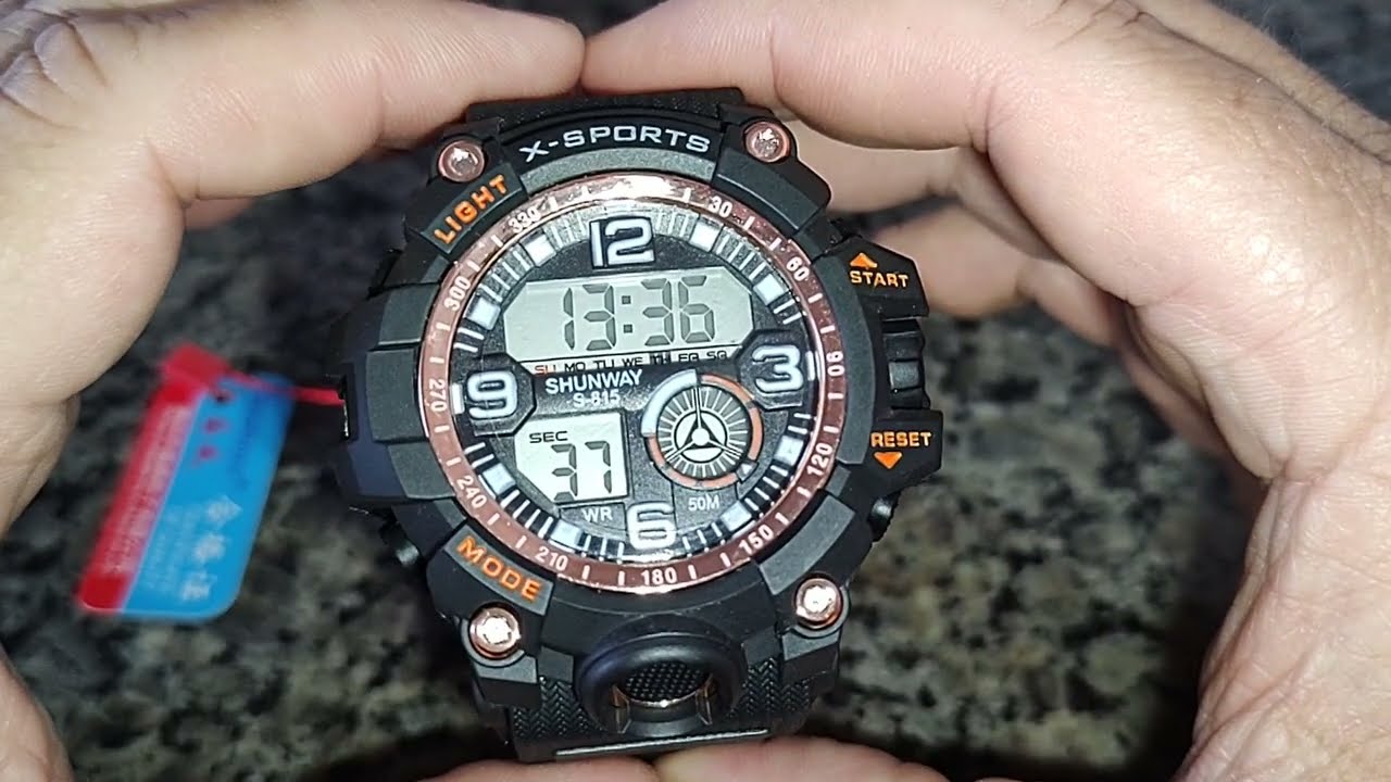 Mais uma opção top de relógio digital original para revenda