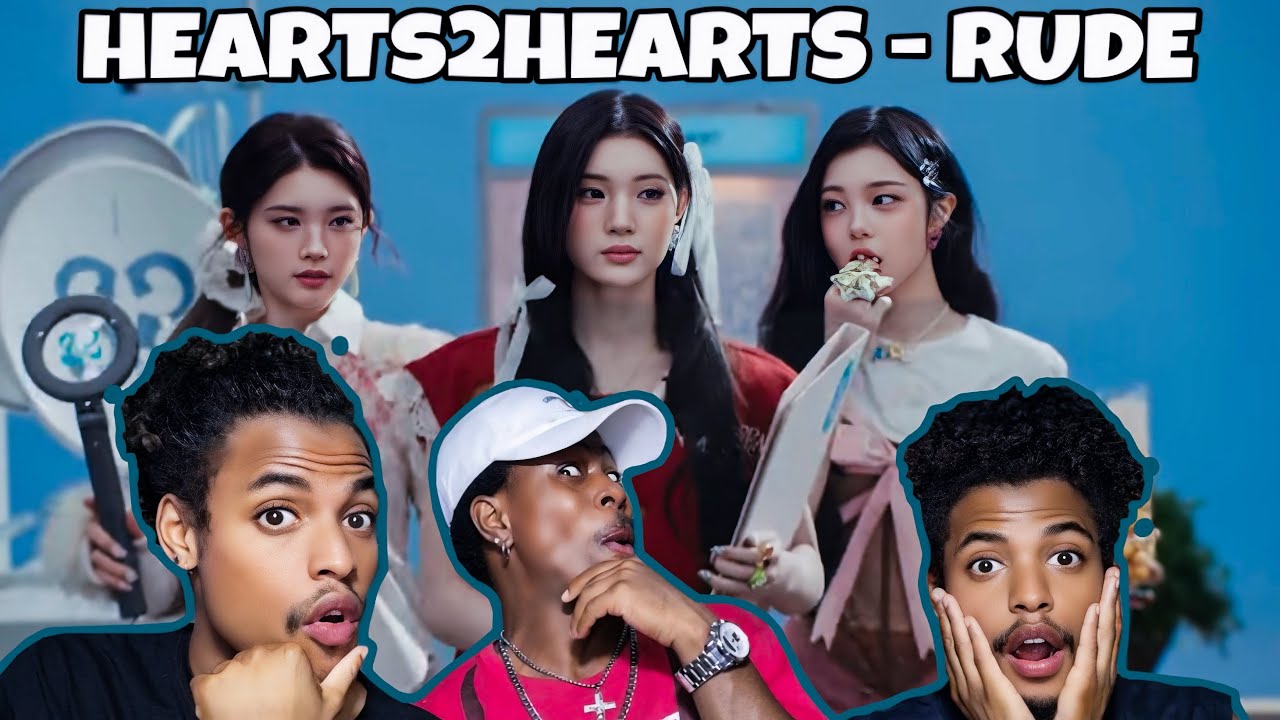 Реакция на клип Hearts2Hearts «RUDE!»