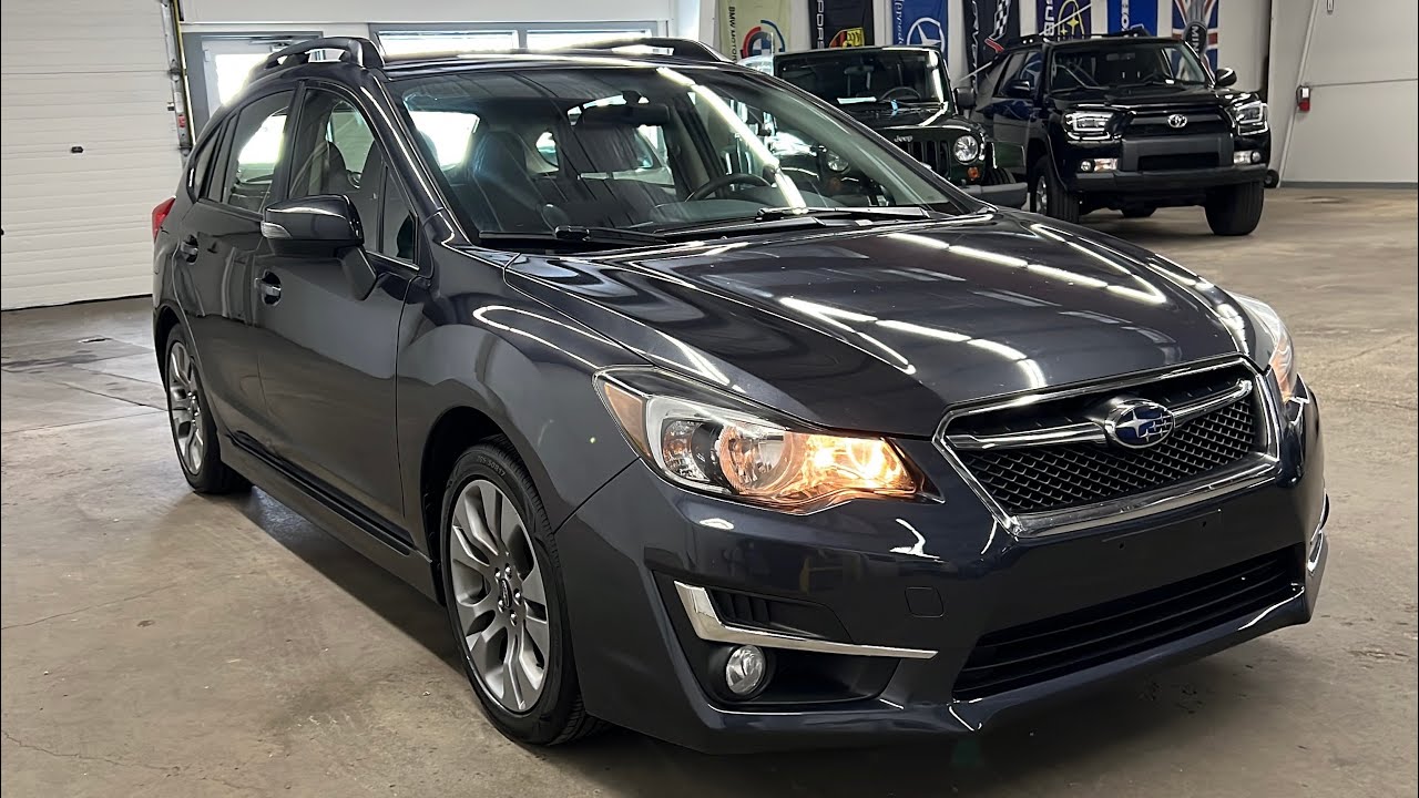 2016 Subaru Impreza 2.0I Sport Premium Manual Extended Condition
