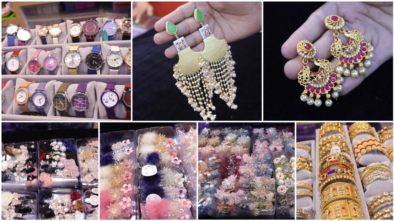 Imported jewellery,Hair clips Watches Collections with price/ Jewell palace sowkarpet