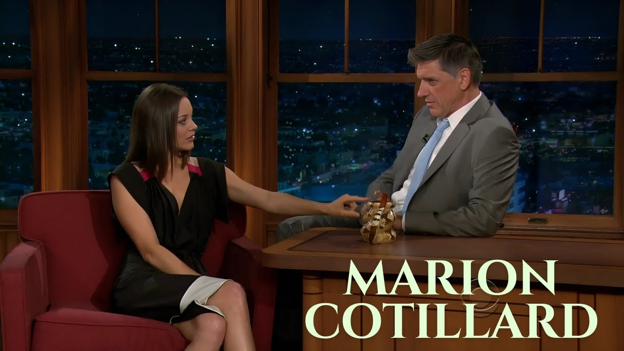 Marion Cotillard’s Irresistible French Temptation with Craig Ferguson on The Late Late Show!