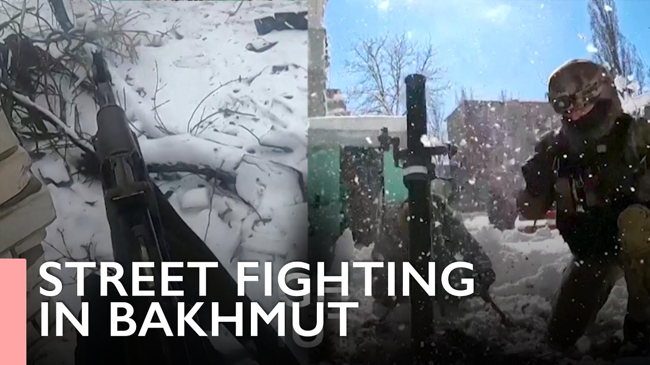 Ukraine's border guards fight on in Bakhmut | Combat Footage