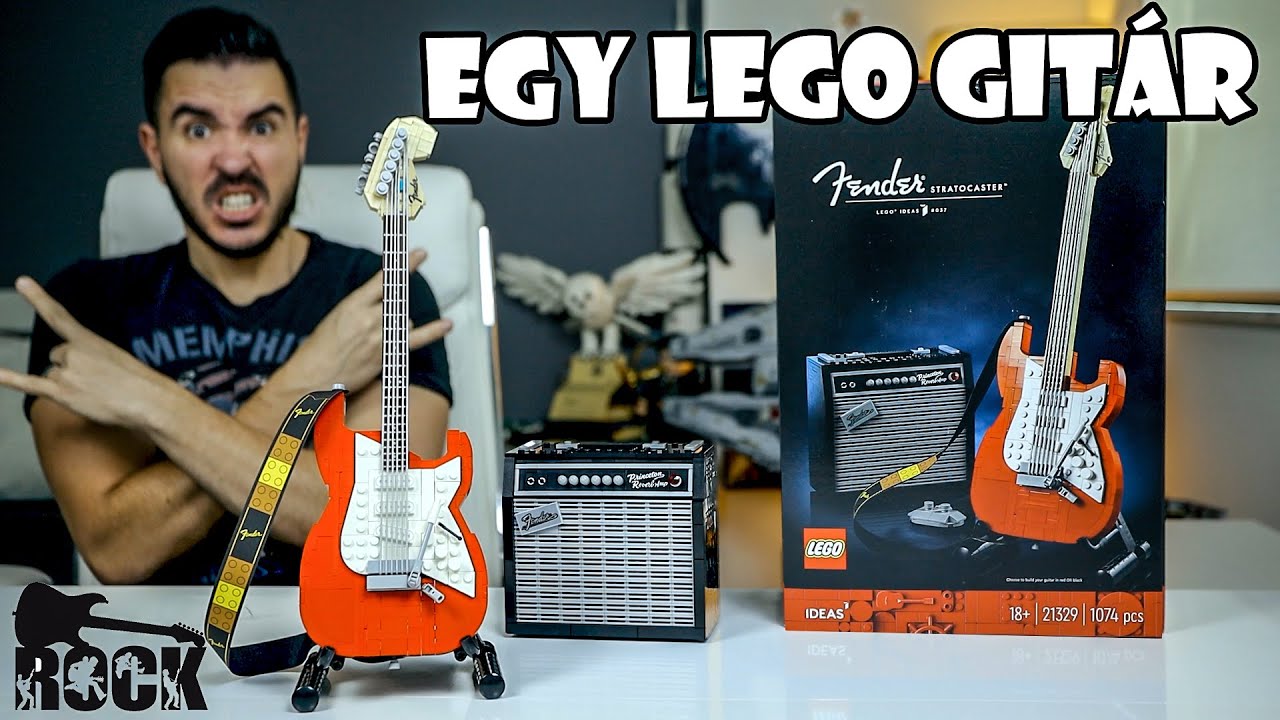 METÁL az ész || LEGO Ideas 21329 Fender Stratocaster gitár