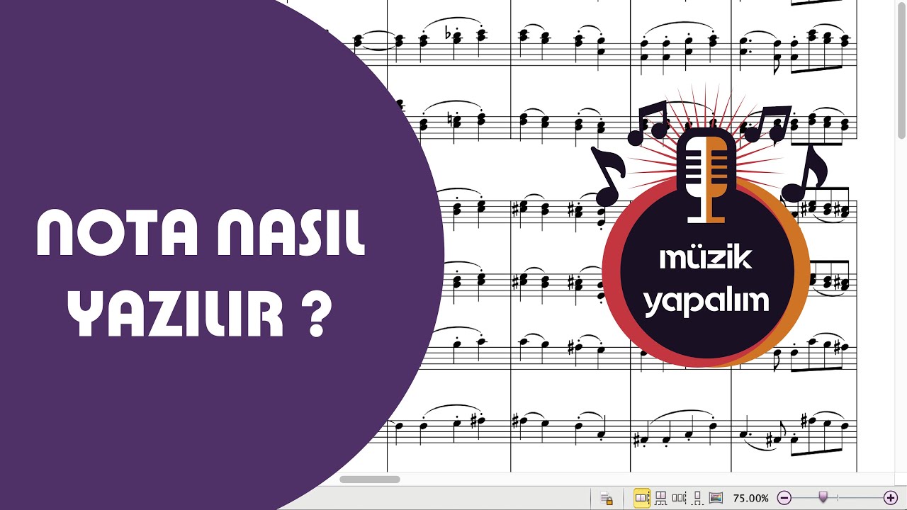 Sibelius Nota Yazım Programı Kullanmı