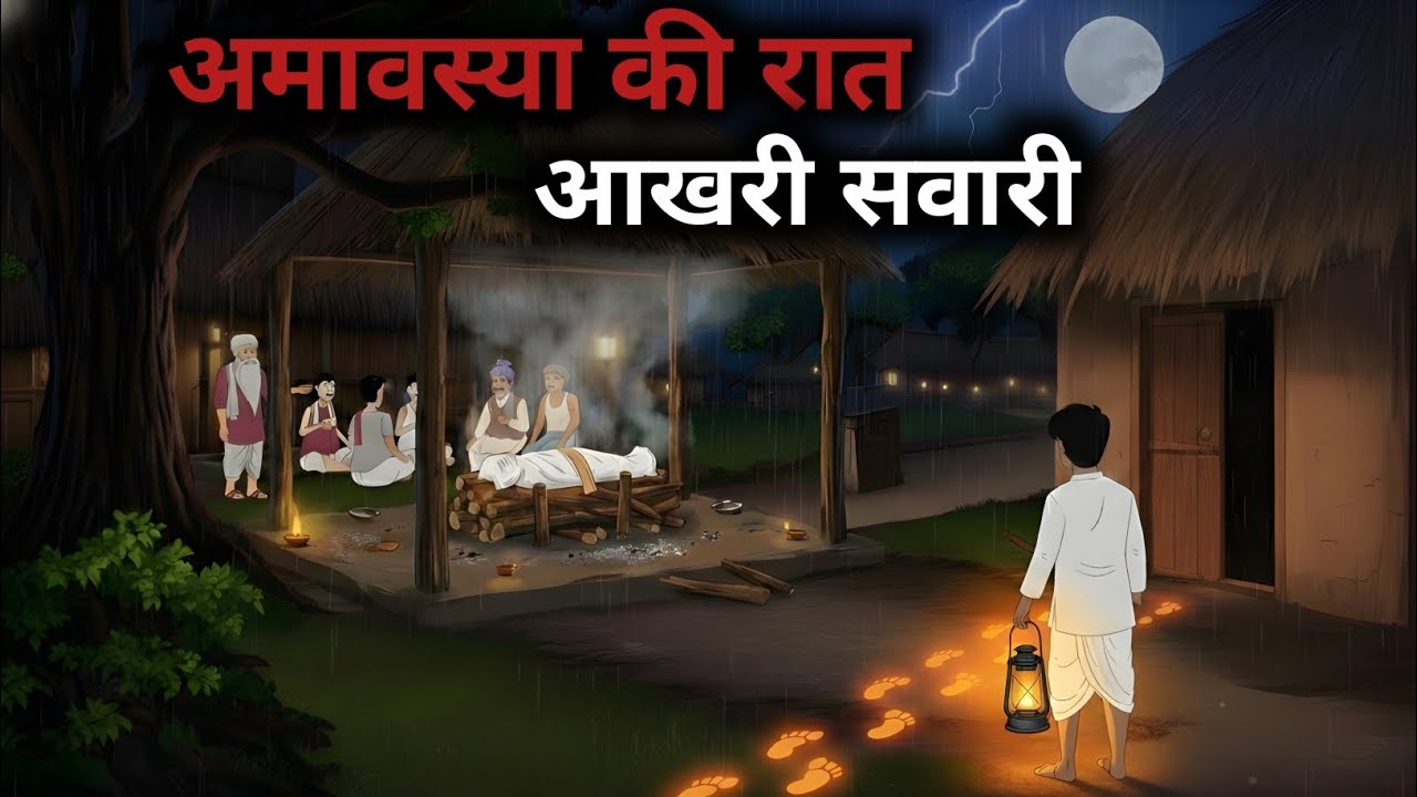 अमावस्या🌑 की रात आखरी सवारी ☠️।। Last ride on the night of new moon।। #horrorstories #scarytalks 