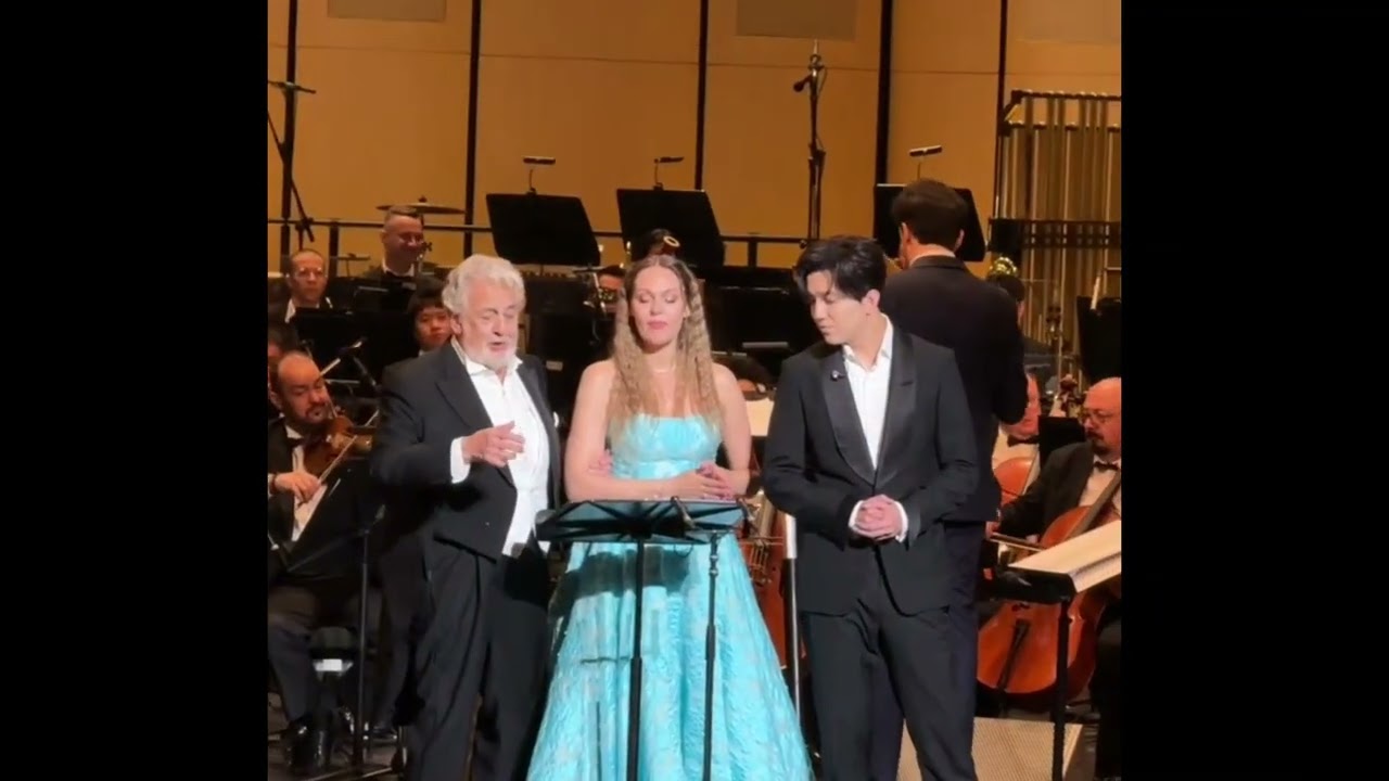 O Sole Mio - Placido Domingo & Dimash & Kristine Opolais - Ho Guom Opera