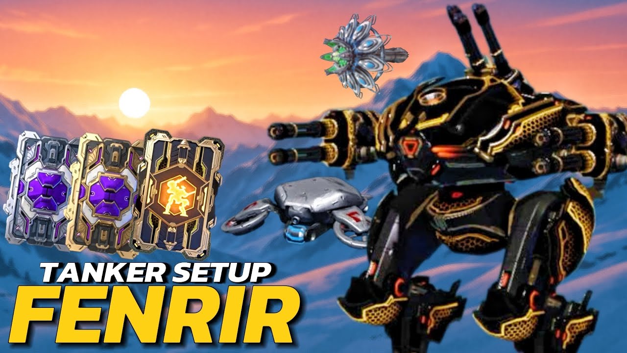 Оптимальная броня-сборка для Фенрира и открытие Ultimate-карт | War Robots