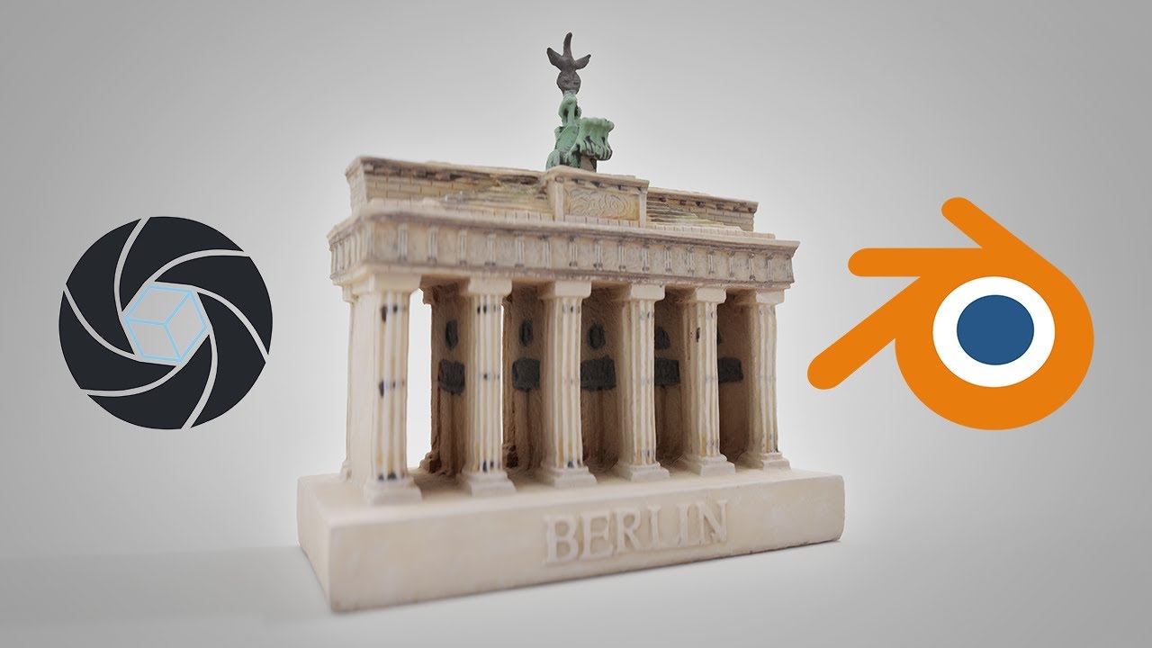 Brandenburg Gate Model | Blender Photogrammetry Animation