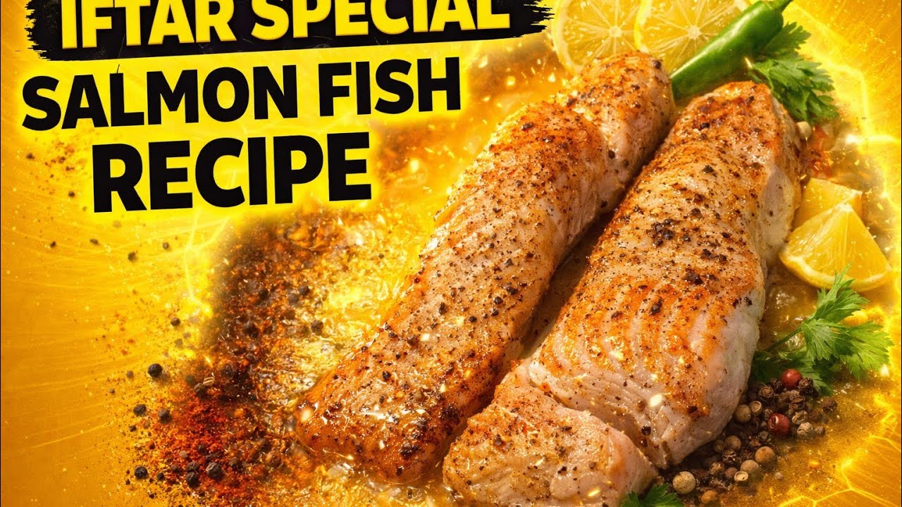 Easy salmon  recipe  / fried  fish recipe 