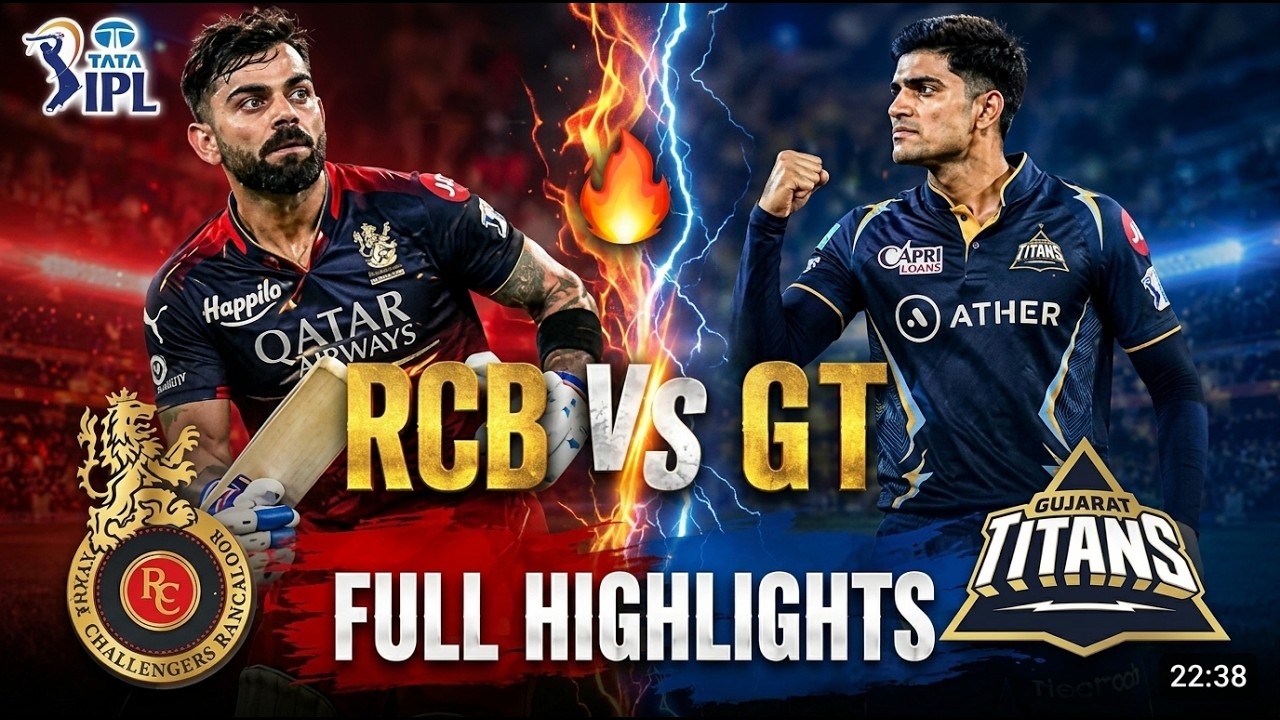 RCB vs GT Full Highlights | IPL 2026 Final Match 74 | Bengaluru vs Gujarat Titans