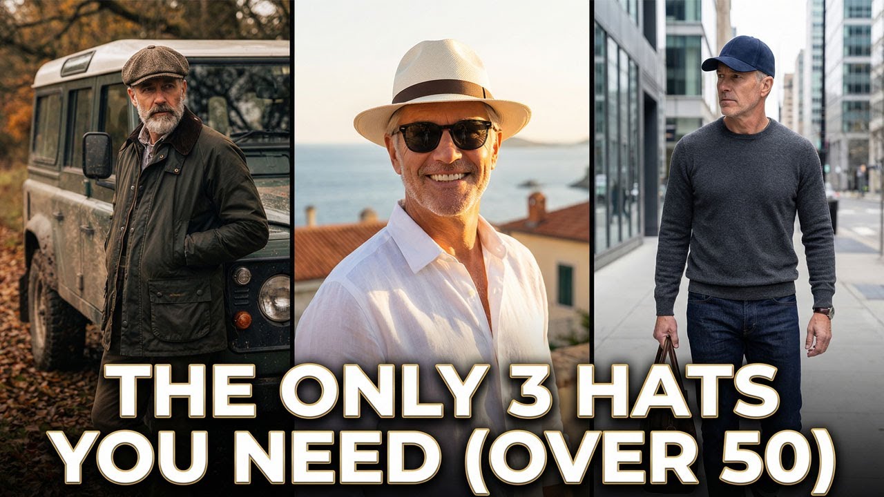Stop Wearing These Hats! The Only 3 You Need Over 50 | Old Money Style