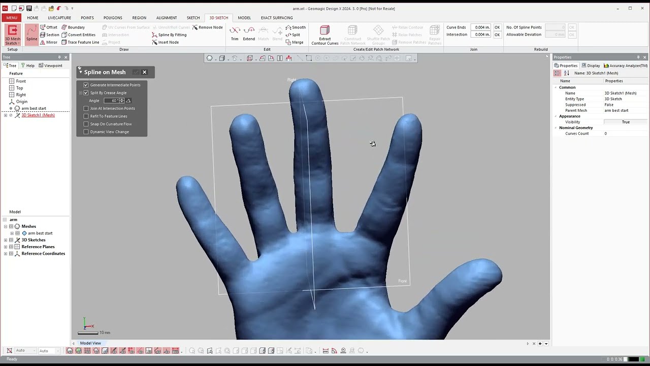 Boundary Fit Surface 2 0 - Geomagic Design X