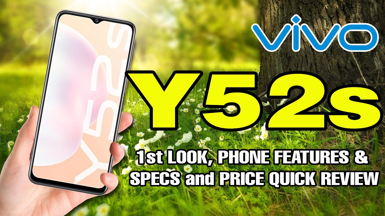 Vivo Y52s 5G l 1st Look, Features, Specs and Price Quick Review
