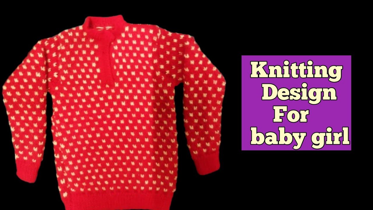 Baby girl knitting design🧶