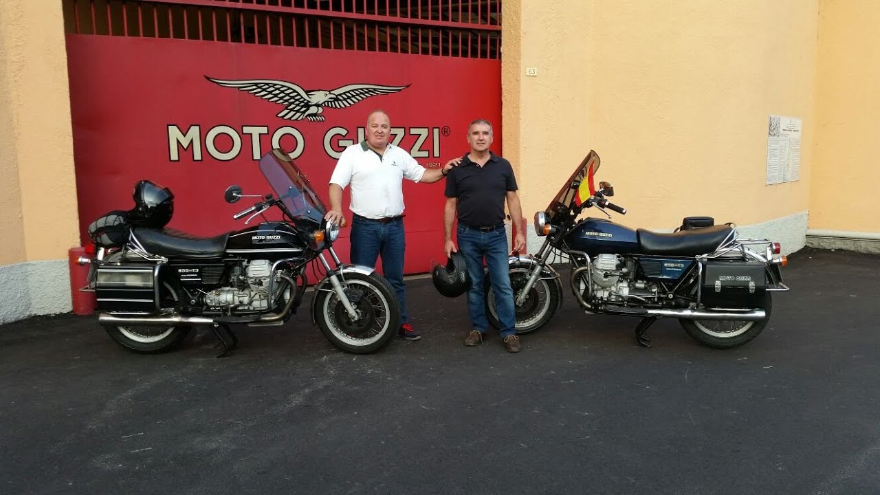MOTO-GUZZI  en su 95 aniversario  Mandello  del  Lario  Italia