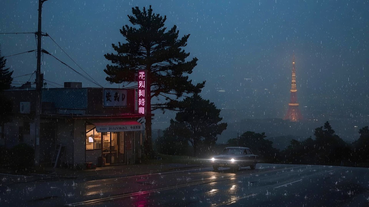 The Ultimate 80s Rainy Café Experience 📼 Tokyo Nostalgia Lofi (Study / Relax / Sleep)