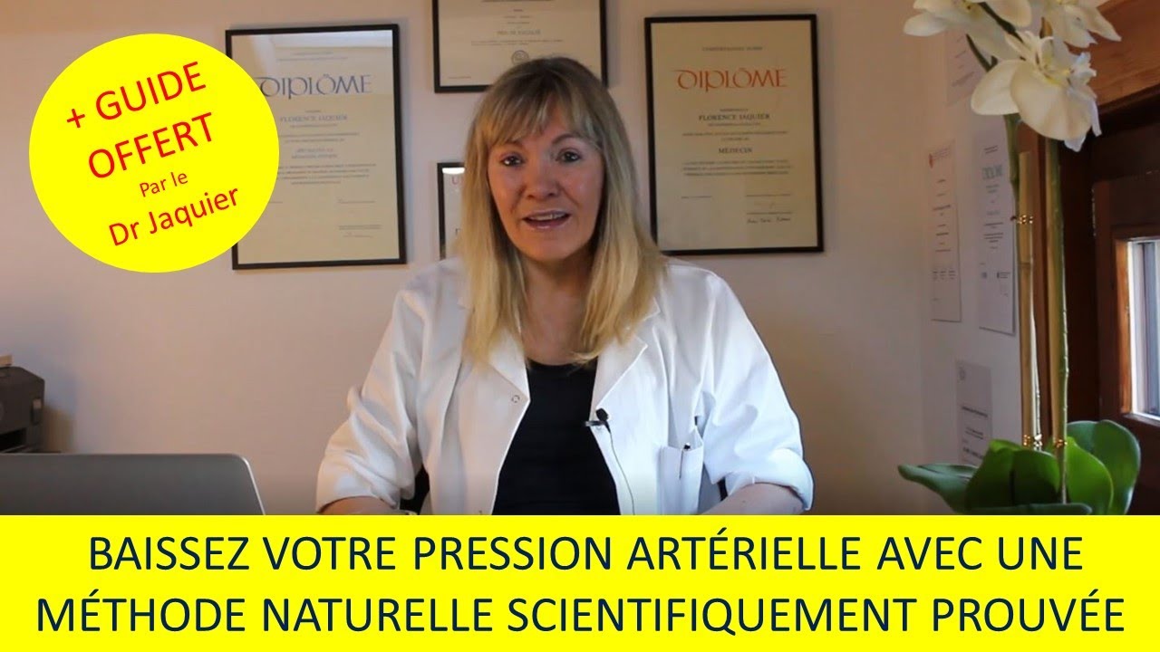 Baissez votre pression naturellement