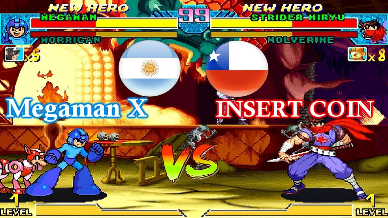 Marvel vs Capcom - Megaman X vs INSERT COINI