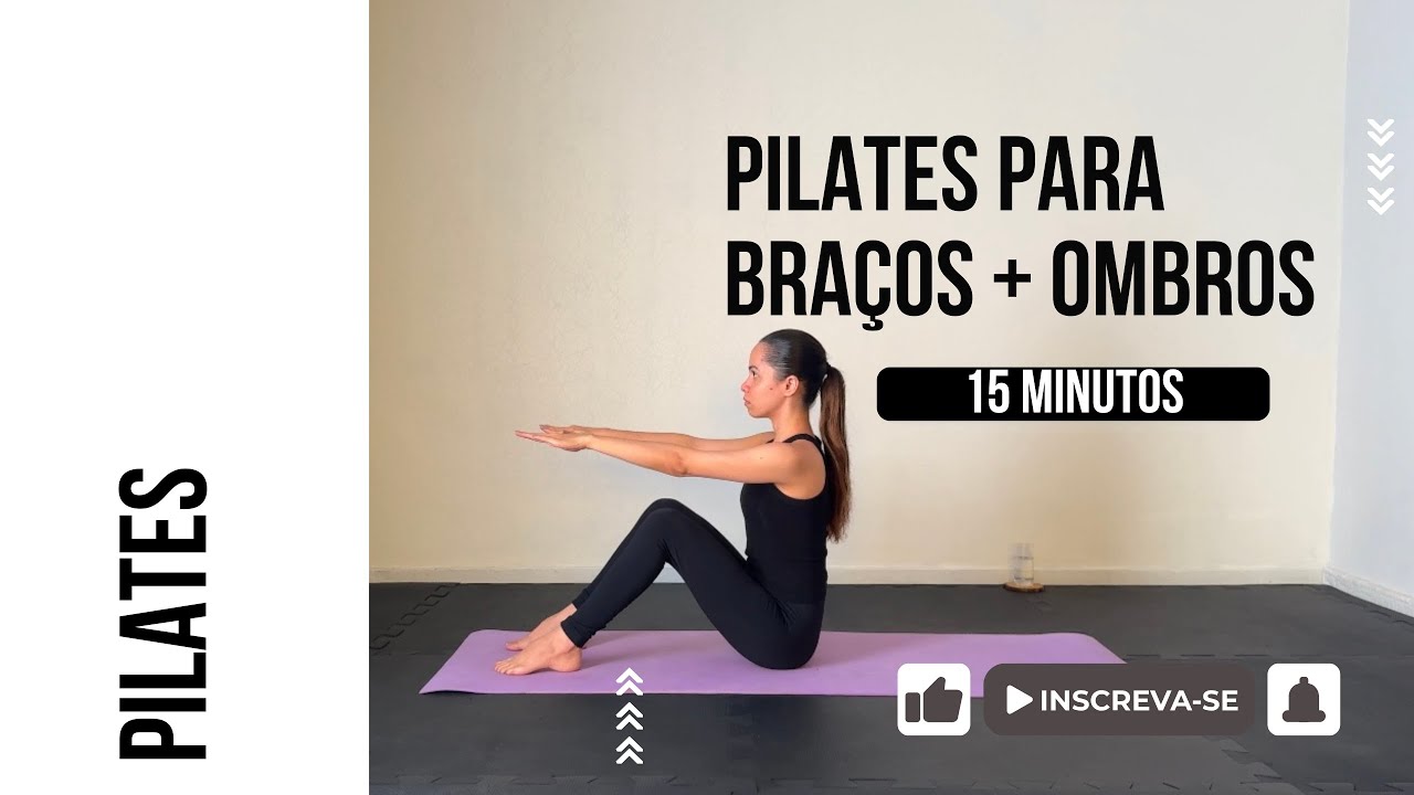 FORTALEÇA OS BRAÇOS COM ESTE TREINO 15 MIN | PILATES EM CASA | SEM EQUIPAMENTO