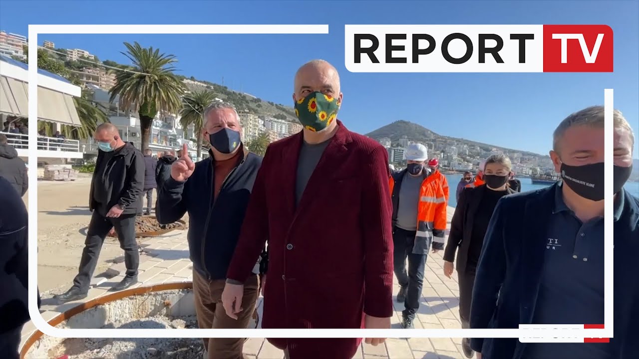 Kryeministri Edi Rama ka inspektuar punimet në kantierin e Lungomares në Sarandë.