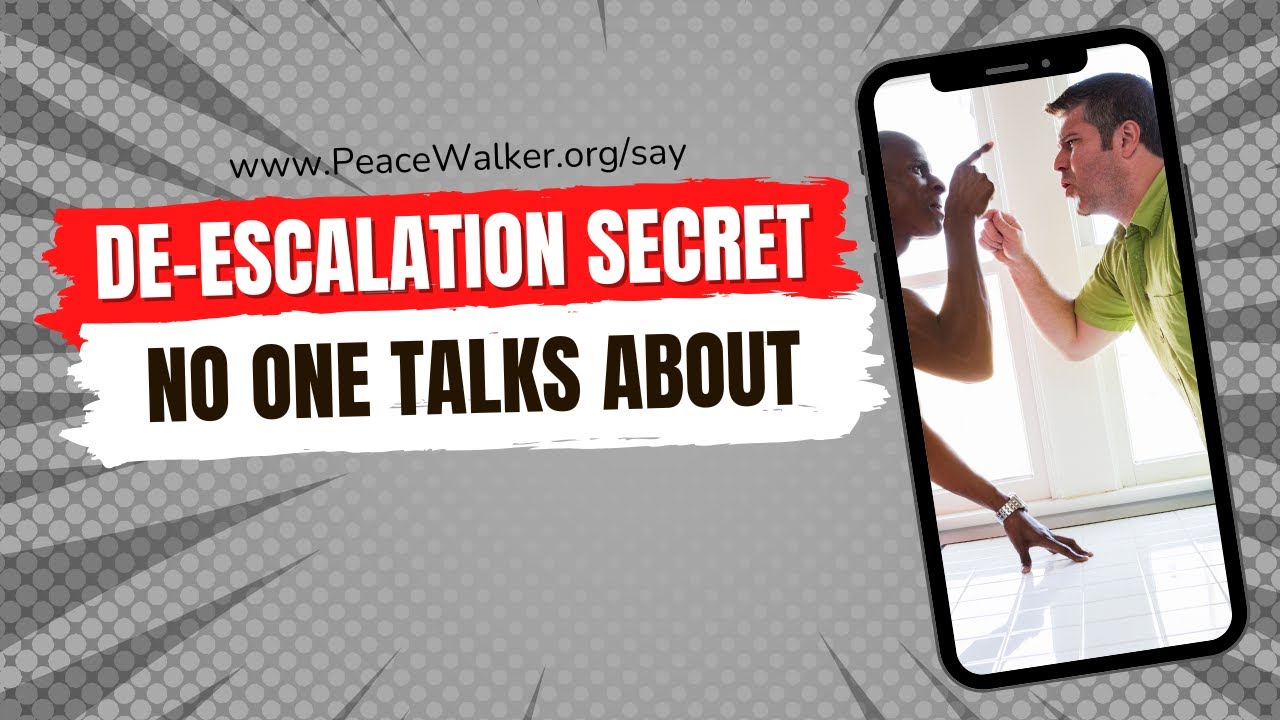 The Dirty Little Secret No One Wants to Admit About De-Escalation
