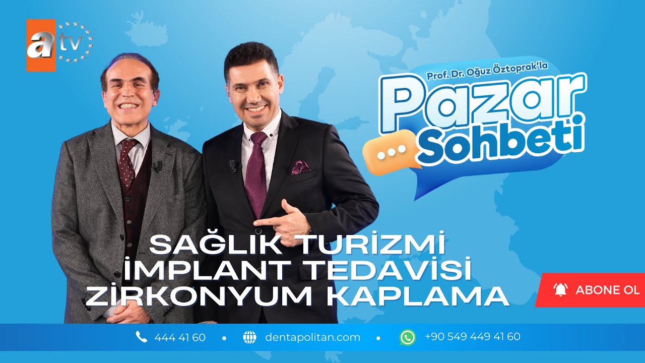 Sağlık Turizmi, İmplant Diş ve Zirkonyum Kaplama Tedavisi | Dt. Ercan Topçu | Dentapolitan