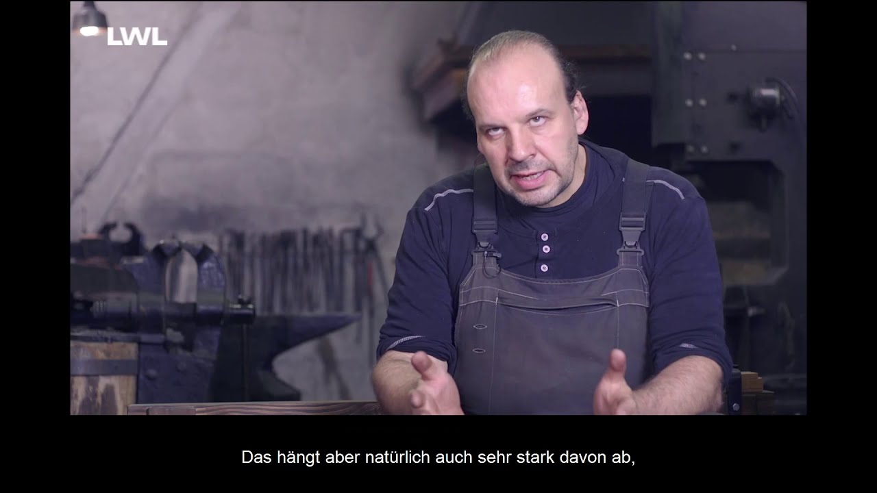 Film 2 - Schmieden von Damaszenerstahlmustern: Bernard- und Crollédamast