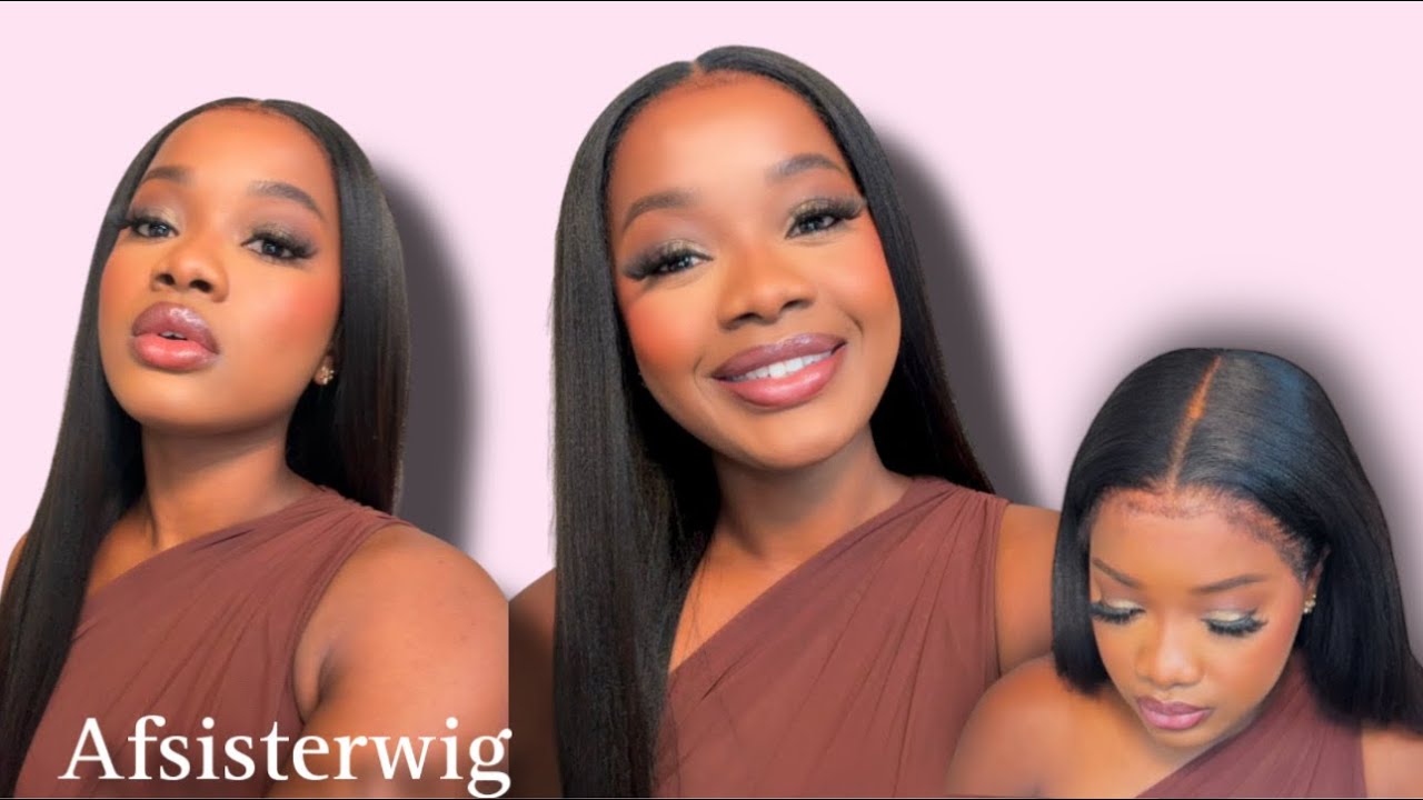 NEW BORN EDGE INNOVATION GIVING MOST NATURAL HAIRLINEKNOT-FREE WIG 2.0 Ft Afsisterwig