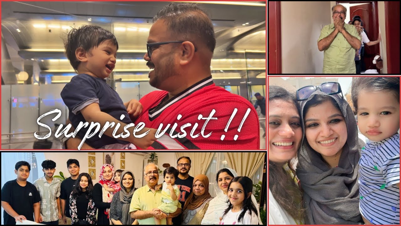Surprise Family Reunion in Qatar 🇶🇦