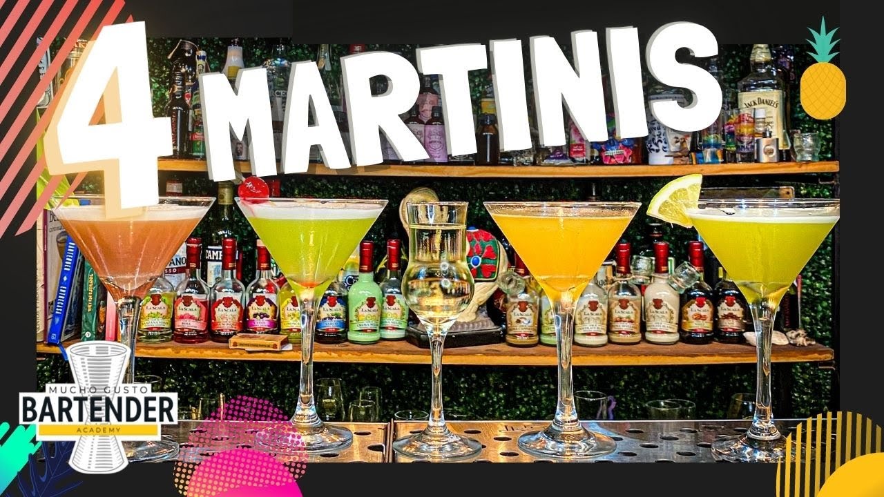 🤜🧑4 MARTINIS FACILES🍸🚀QUE TE VAN A ROMPER LA JETA! 🇫🇷