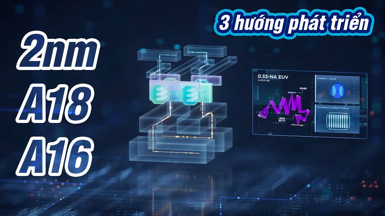 Intel, TSMC: không chỉ là 3nm 2nm, mà còn là chiplet, và cấp nguồn từ phía sau