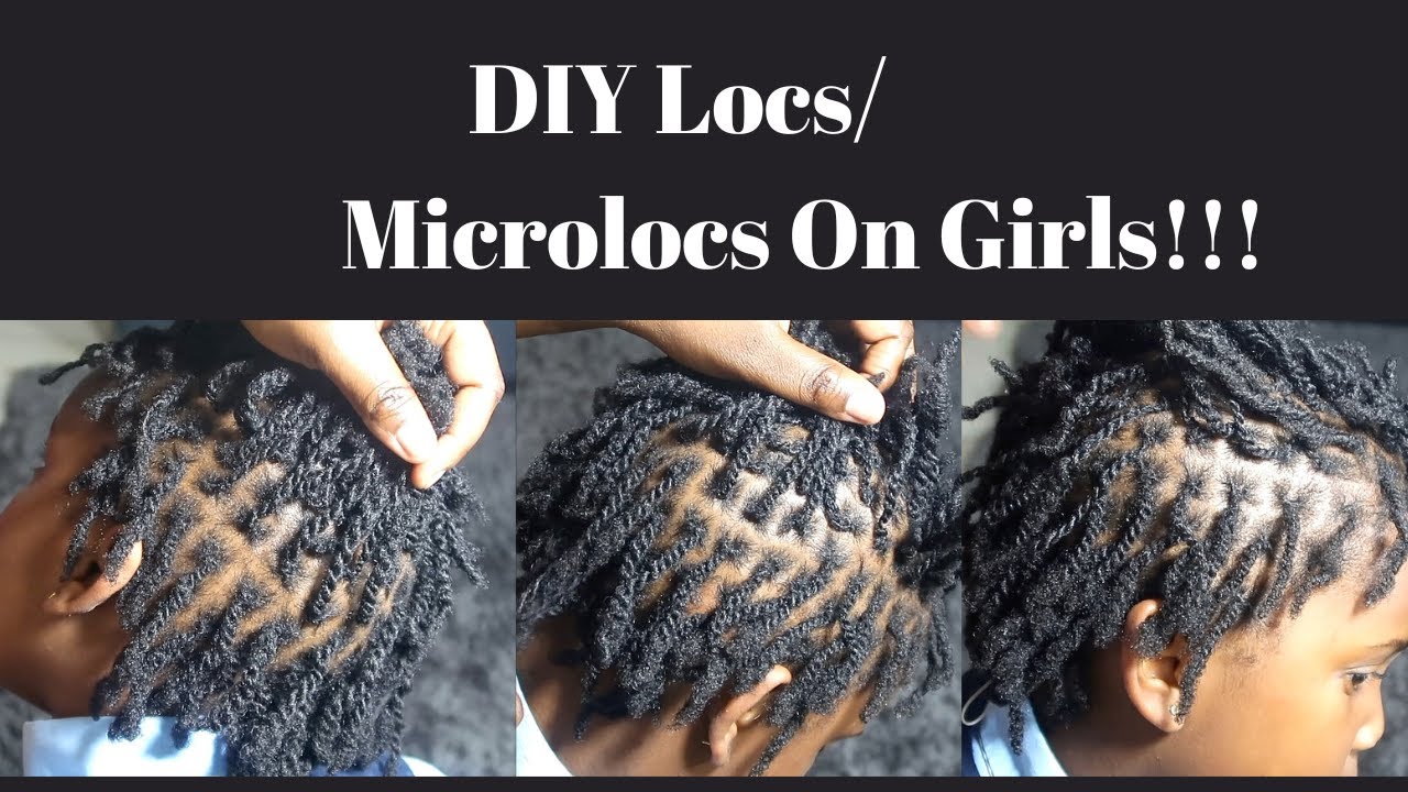 LOCS MICROLOCS | DIY LOC INSTALLATION FOR KIDS