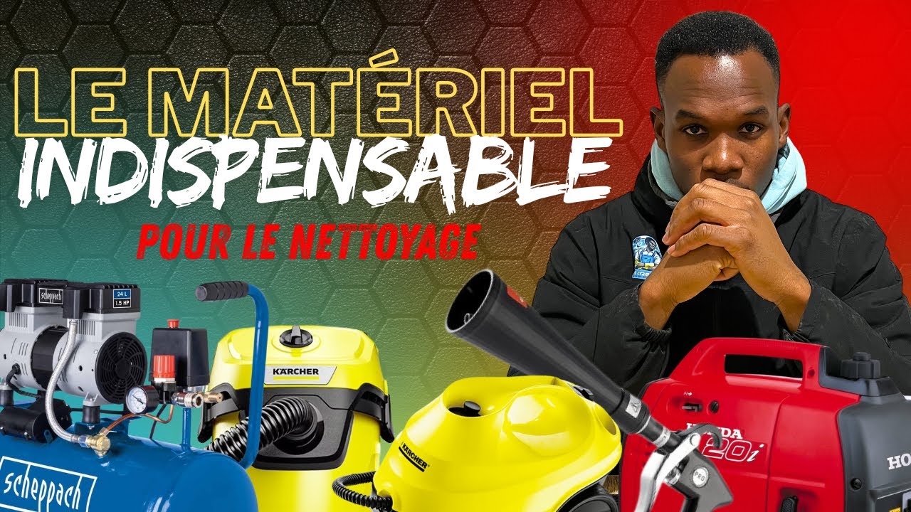 📈LE MATÉRIEL INDISPENSABLE POUR LE NETTOYAGE AUTO À DOMICILE 📈