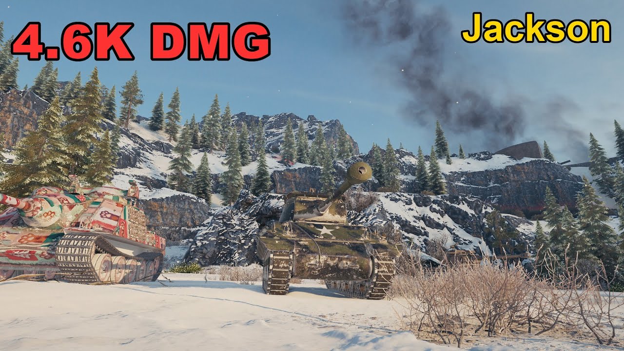 Jackson - 4.6K Damage - Map: Glacier - Player: Maik1M - Server: EU | World of Tanks