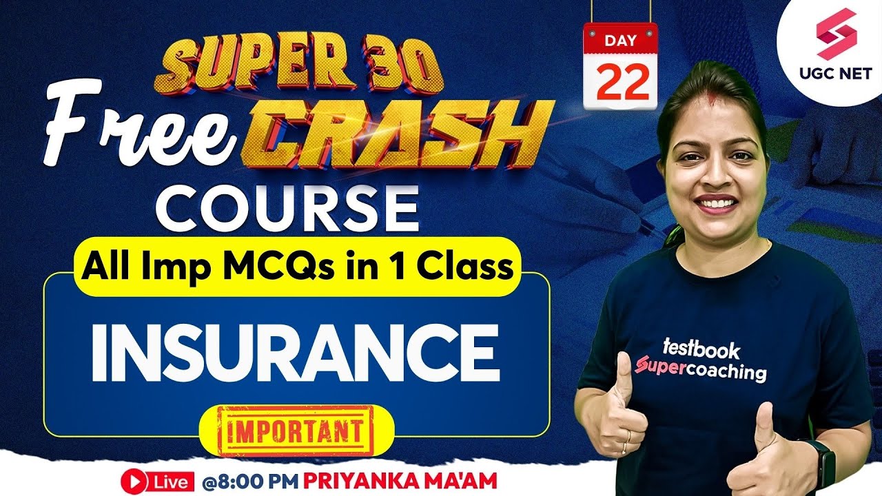 UGC NET Commerce | UGC NET Insurance All Imp MCQs | UGC NET Commerce Revision | Priyanka Ma'am