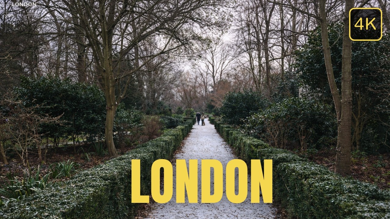 [4K] London Walking Tour | Cinematic &  Magical Garden Estate in London