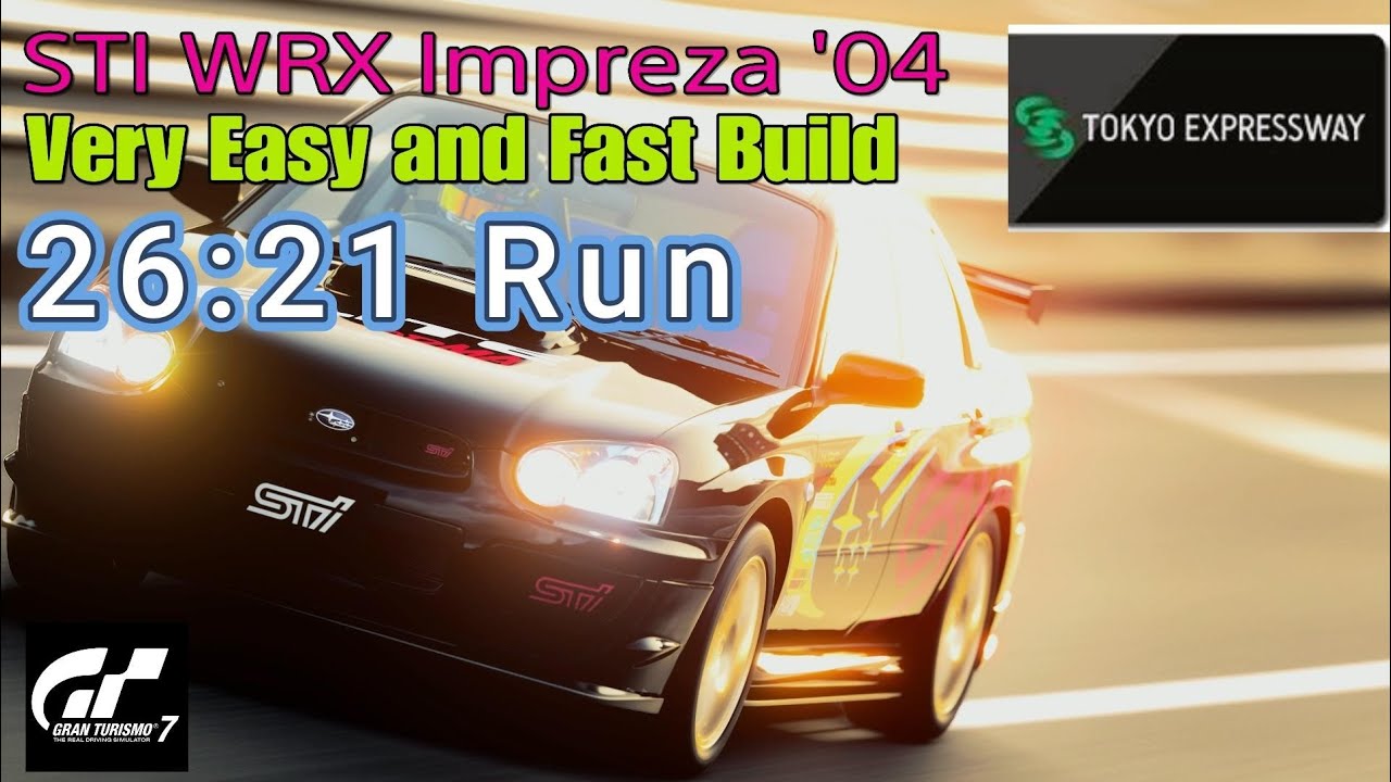 GT7 Tokyo Expressway 600 Subaru Impreza '04 V 1.63