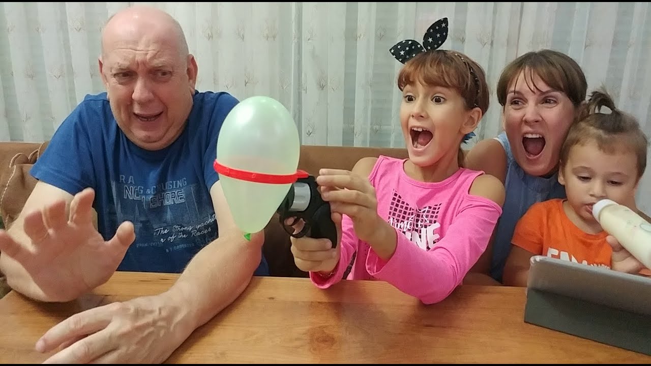 Balon Rus Ruleti Challenge  Elif ile Eğlenceli Video