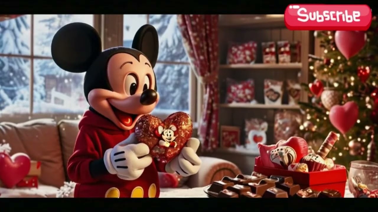 Mickey Mouse Lofi Valentine 🍩 Lovers Music For Study Focus / Work / Relaxing to 🍩 Lofi Jazz Disney