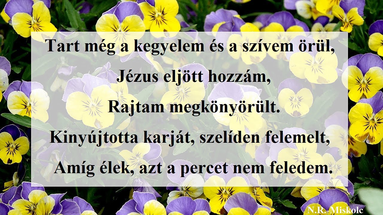 Tart még a kegyelem és a szívem örül
