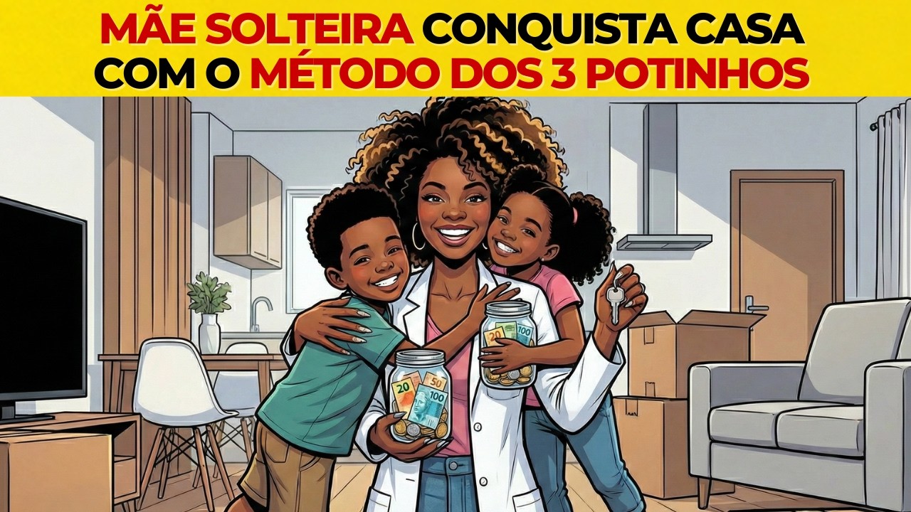 Como uma MANICURE e MÃE SOLTEIRA usou a Técnica dos 3 VIDROS e COMPROU SEU APARTAMENTO em 12 MESES